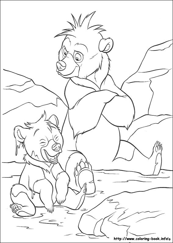 Brother Bear coloring picture